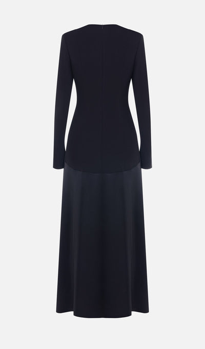 Lola - Knitted Satin Maxi Dress