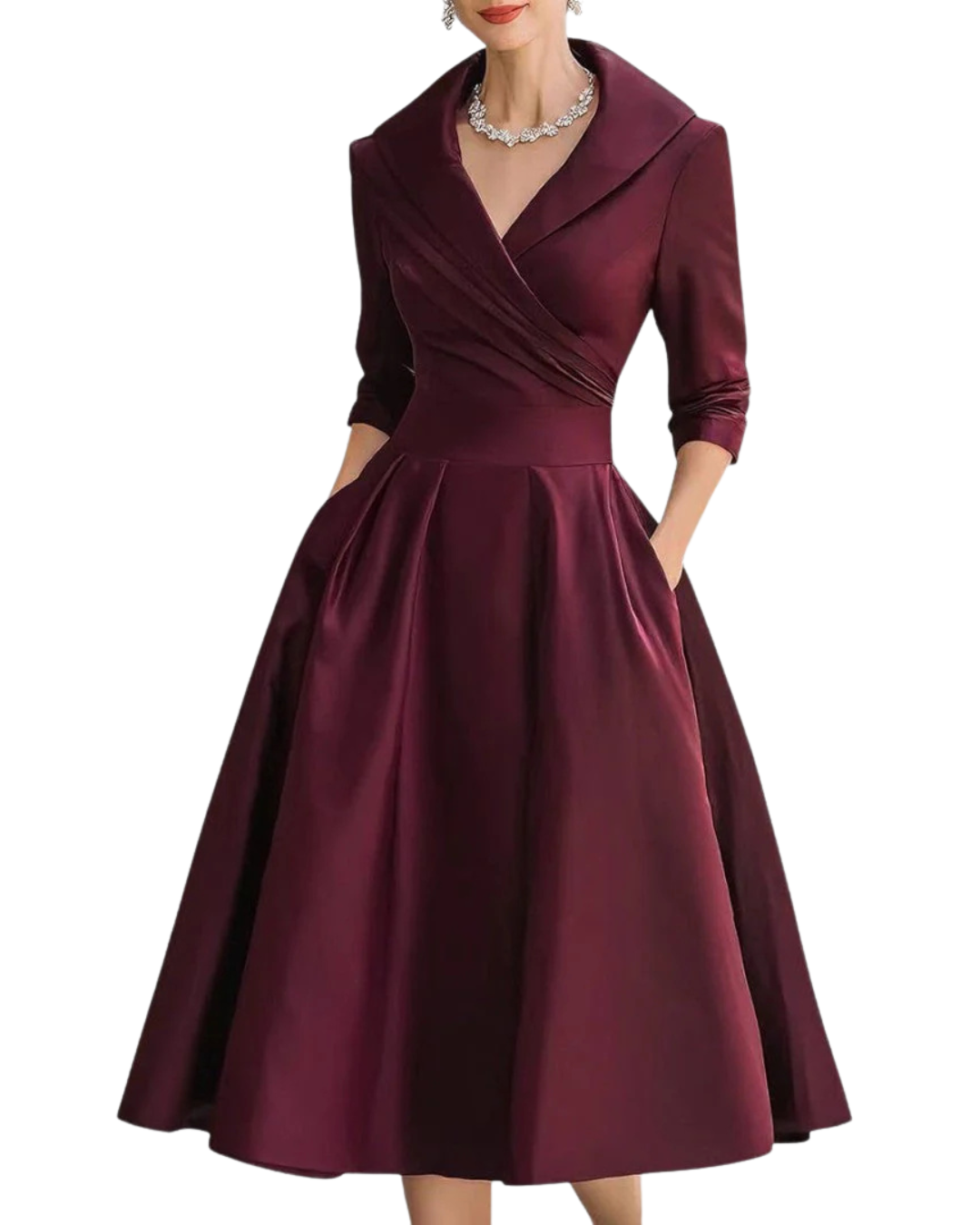 Marley Quinn - Elegant Midi Dress