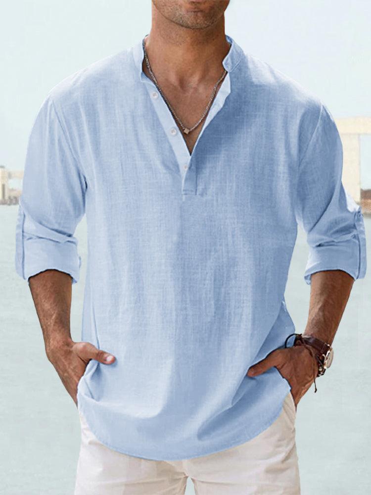 David - Breathable Linen Shirt