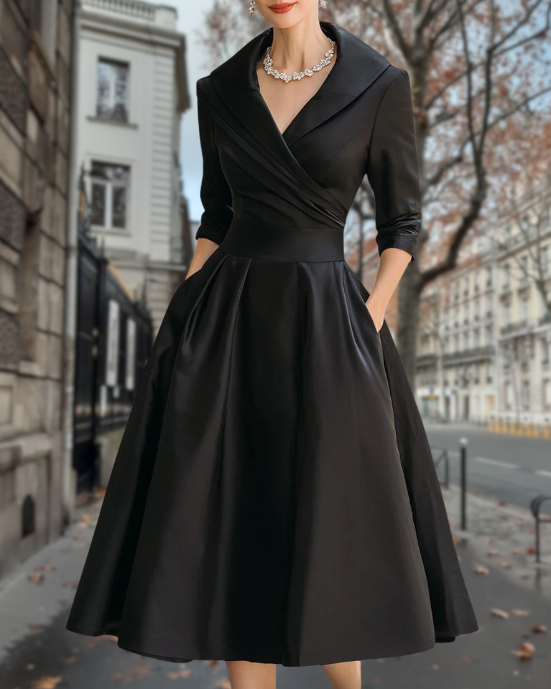 Marley Quinn - Elegant Midi Dress