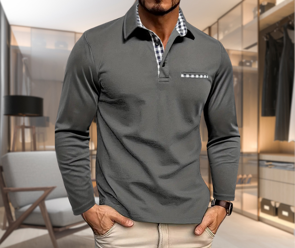 Elliot - Long Sleeved Polo
