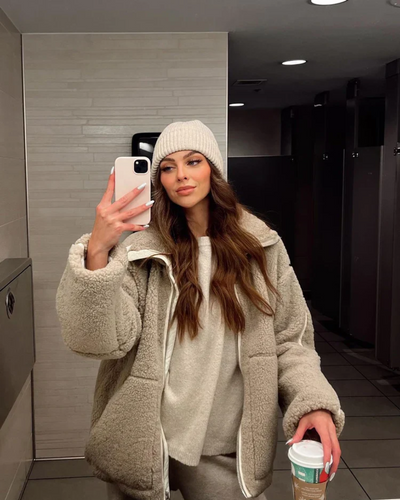 Kaja – Soft Teddy Coat